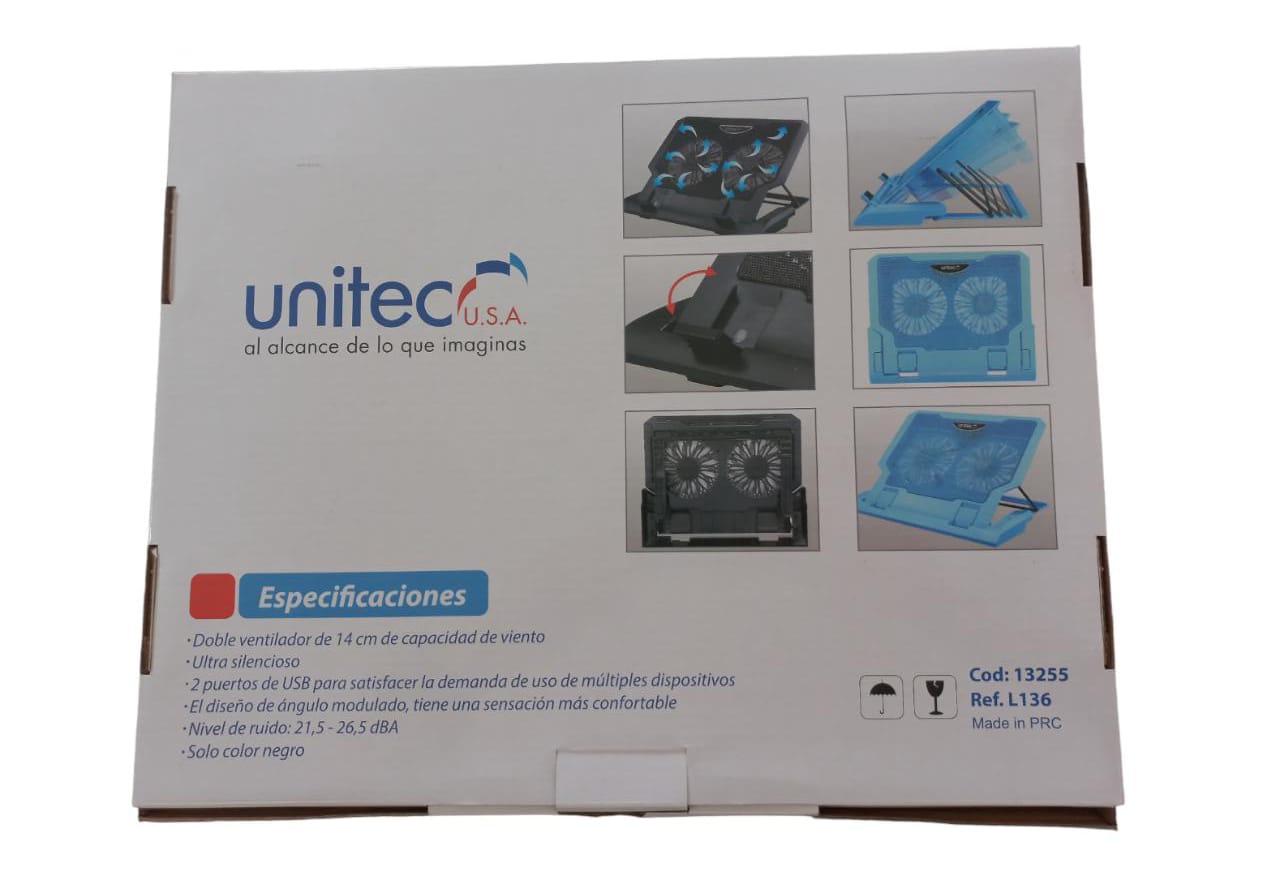 Ventilador Para Portátil L136 UNITEC